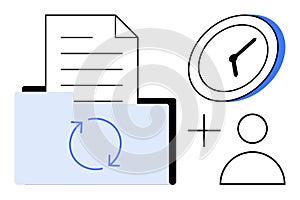Document Management System Synchronization, Time Management, and User Integration