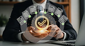 Document Management System Using Mobile Device for Workflow Automation and Digital Transformation