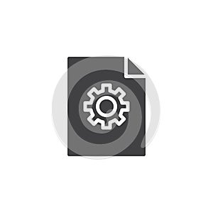 Document Management vector icon