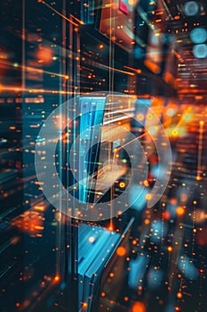 Document Management, A visualization of an organized digital document management system.