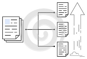 Document Management Workflow with Distribution and Progress Representation