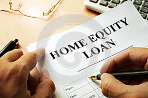 Document with name home equity loan.