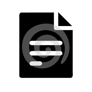 Document paper icon photo