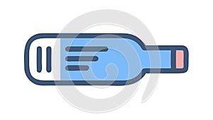 Document Paper Scroll Vector Icon, vector design Generative AI