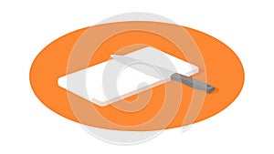 Document with Pen, Note Taking and Writing Task Icon, vector design Generative AI