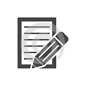 Document With Pencil Icon