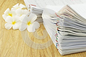 Document receipt sales with plumeria