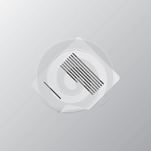 document sheet. Vector illustration decorative design