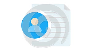 Document Star Favorite Important File, vector design Generative AI