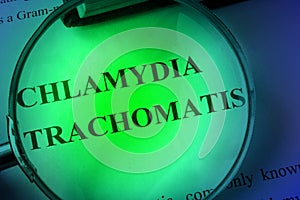 Document with title chlamydia trachomatis.