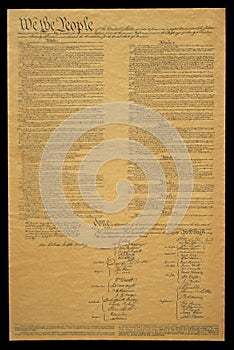 Document of U.S. Constitution