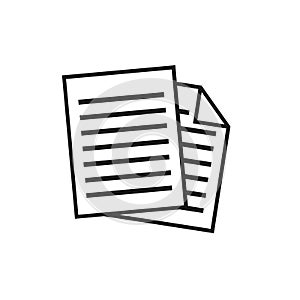 Document vector icon