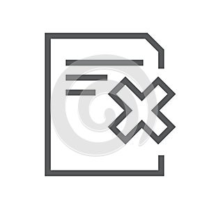 Document vector icon