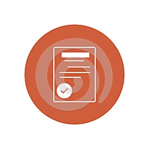 Document vector icon which can easily modify or edit.