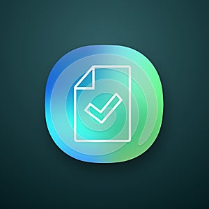 Document verification app icon