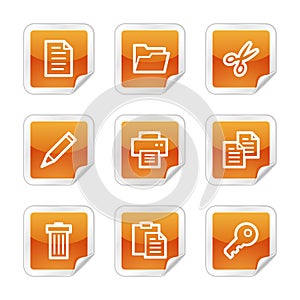 Document web icons