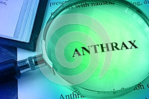 Document with word Anthrax.