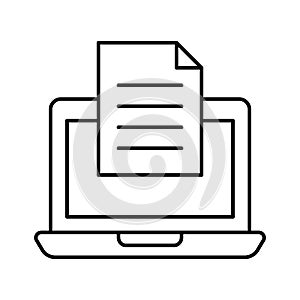 Documentation, office documents Vector icon which can easily modify