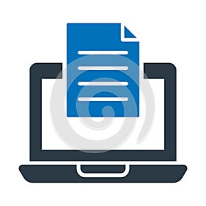 Documentation, office documents Vector icon which can easily modify