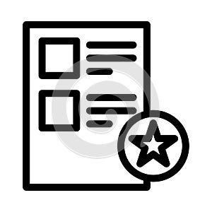 Documentpage glyph flat vector icon