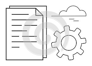 Document Management and Cloud Integration with Gear for Automation Concept