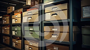 documents box of files