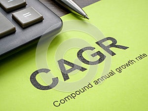 Documents about CAGR Compound annual growth rate.