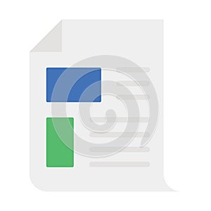 Documents, documents strategy Vector icon which can easily modify