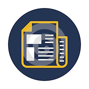 Documents, documents strategy Vector icon which can easily modify