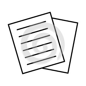 Documents, file Vector Icon which can easily modify