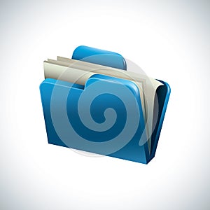 Documents in file. Vector illustration decorative background design