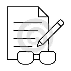 Documents, filen Vector Icon which can easily modify or edit photo