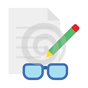 Documents, filen Vector Icon which can easily modify or edit photo