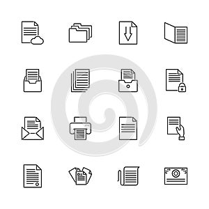 Documents - Flat Vector Icons