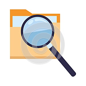 Documents folder files icon cartoon