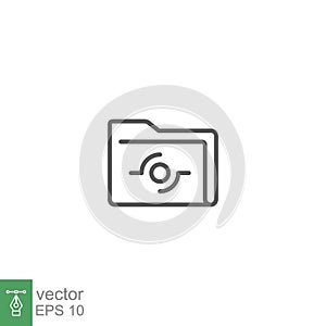 Documents folder for public share icon. File computing directory