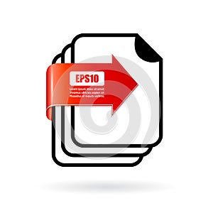 Documents folder vector icon