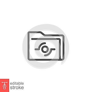 Documents icon. folder for public share. File computing directory