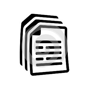 Documents icon. Trendy Documents logo concept on white background from User Interface and Web Navigation collection photo