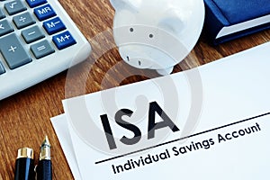 Documents about ISA Individual Savings Account