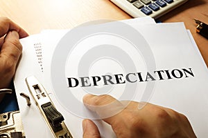 Documents with name Depreciation. photo