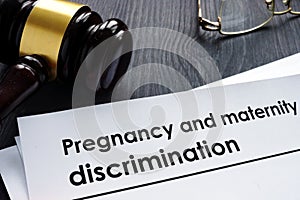 Documents about pregnancy and maternity discrimination