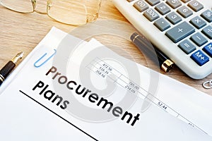 Documents with title Procurement Plans.
