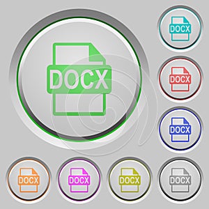 DOCX file format push buttons photo