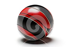 dodge ball isolated on white background. Generated by AI