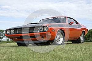 Dodge challenger drag car