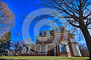 Dodge House mansion historic site in Council Bluffs Iowa