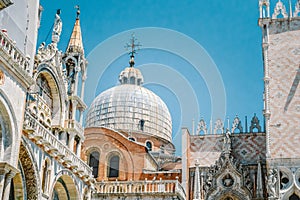 Dodge Palace in the San Marco area in Venice, Italy