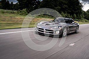 Dodge Viper on track photo