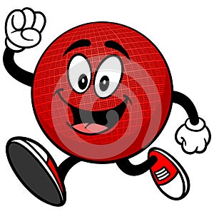 Dodgeball Mascot Running